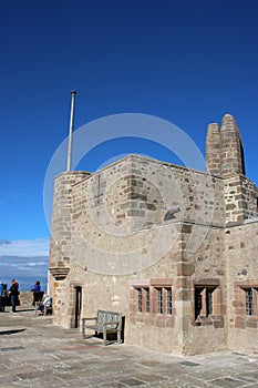 Lindisfarne Castle, Holy Island, Northumberland UK