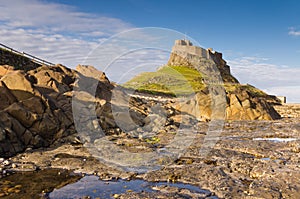 Lindisfarne Castle from the Rocks