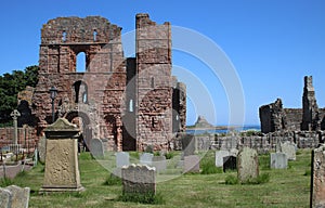 Lindisfarne Priory and Castle, Northumberland