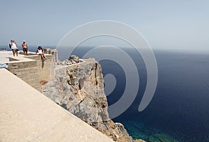 Lindos Acropolis Rhodes island, Greece