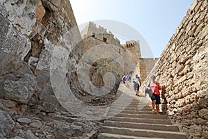 Lindos Acropolis Rhodes island, Greece