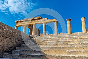 Lindos acropolis of Rhodes