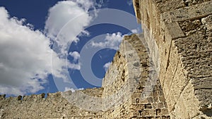 Lindos Acropolis on Rhodos Ancient Archeological site, Greece