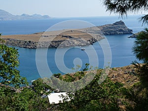 Lindos village, island of Rhodes, Dodecanese