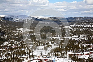 Lindvallen. Ski resort. Salen. Dalarna county. Sweden photo