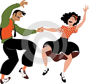 Lindy Hop dancing