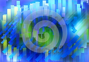 Strip Light  Geometrical Art Shade Mirror