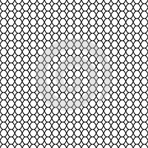 Line Abstract net curve seamless pattern with black color in white background