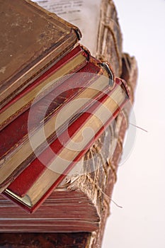 Line of ancient books