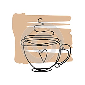 Line art coffee tea-08