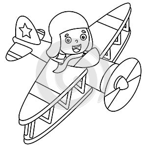 Line Art Drawing For Kids Coloring Page