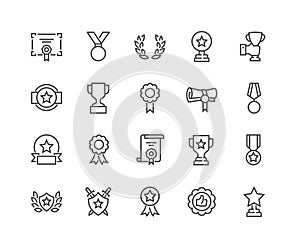 Line Awards Icons