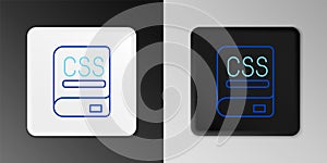 Line Books about programming icon isolated on grey background. Programming language concept. PHP, CSS, XML, HTML