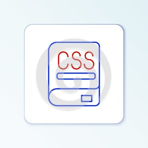 Line Books about programming icon isolated on white background. Programming language concept. PHP, CSS, XML, HTML