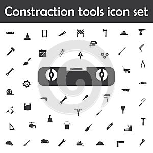 Line and carpenter level icon. Constraction tools icons universal set for web and mobile