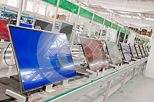 Line conveyor assembly televisions photo