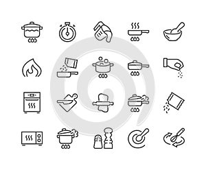 Line Cooking Icons