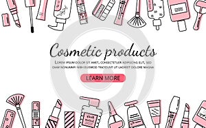 Line cosmetic banner