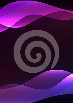 Line curve transparent layer abstract background