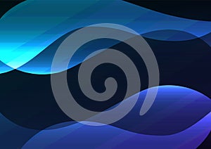 Line curve transparent layer abstract background