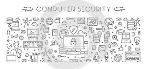 Line design concept for computer security