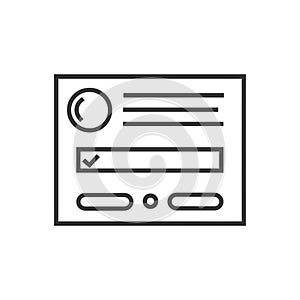 Simple User Interface Form, Online Registration, Webpage Layout