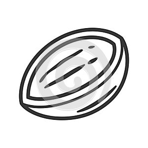 AI-Generated Almond Icon