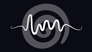 Line frequency sound wave background