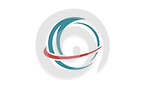 Line Globe Logo and Icon