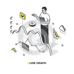 Line Graph Isometric Scene