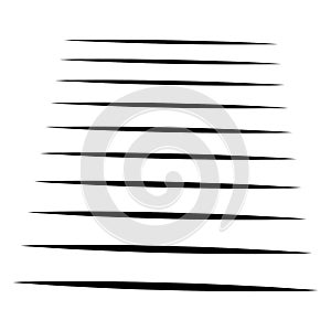 Line halftone, lines pattern. horizontal parallel straight stripes. streaks, strips, bands design. linear, lineal geometric