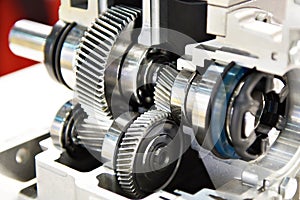 In-line helical gearbox photo