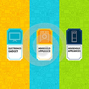 Line Household Package Labels