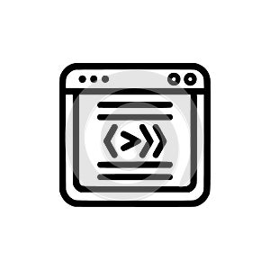 Ai generated Website Coding and Development Icon
