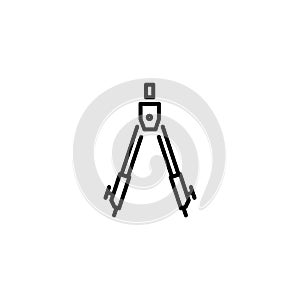 Line icon. Circinus symbol