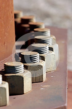 Line of Industrial Bolts #2