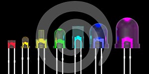 Line from light emitting diodes