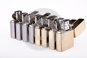 Line of lighters