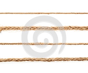 Line of a linen rope string