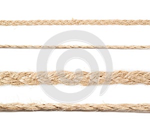 Line of a linen rope string