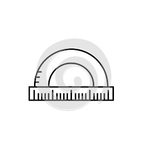 Line measuring ruler school tool design