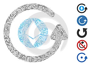 Line Mosaic Ethereum Chargeback Icon