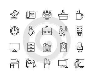 Line Office Icons