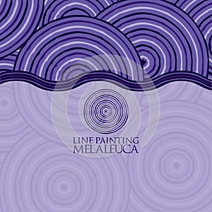 Line painting invite/ greeting card