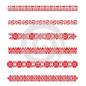 Line pattern Asian traditional art Design Vector, Thai traditional design ( Lai Thai pattern )