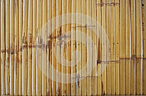 Line pattern of bamboo laths