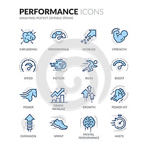 Line Performance Icons