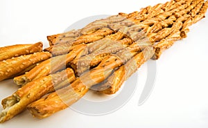 Line of pretzels