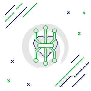 Line Processor icon isolated on white background. CPU, central processing unit, microchip, microcircuit, computer