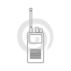 Line Radio icon, Simple icon mobile radio
